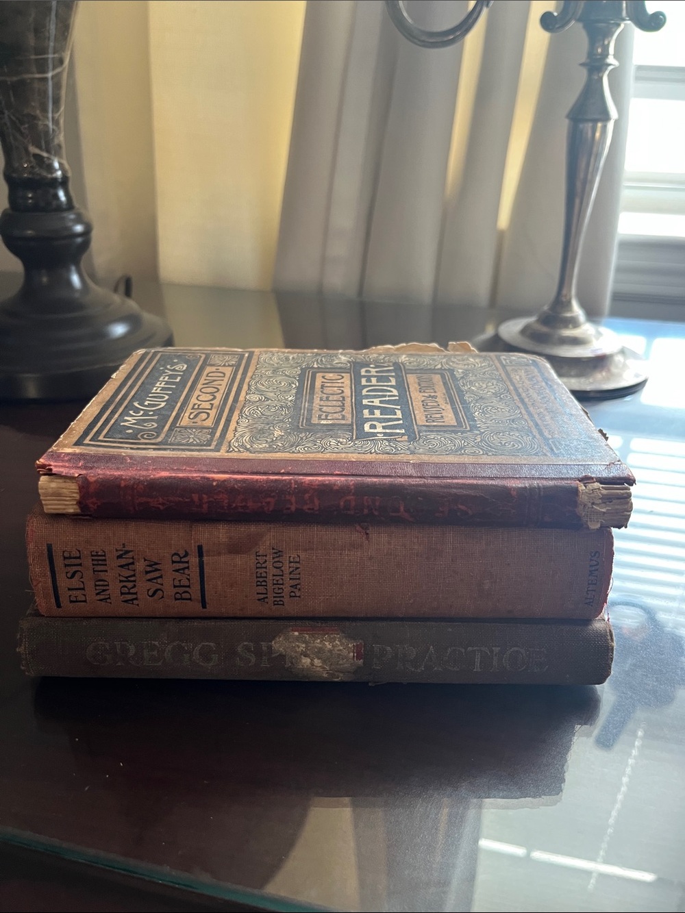 Vintage 1879-1907 book set of 3